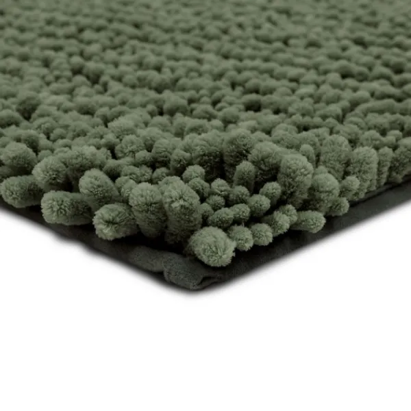 Bathroom Rugs-Kirkland's Home Oregano Chenille Bath Mat, 24 In. Green