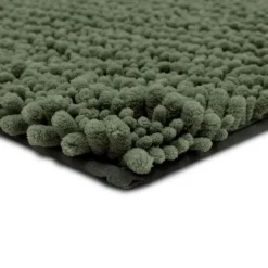 Bathroom Rugs-Kirkland's Home Oregano Chenille Bath Mat, 34 In. Green