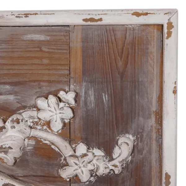Decorative Mirrors-Kirkland's Home Ornate Antique White Wood Wall Mirror