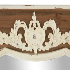Decorative Mirrors-Kirkland's Home Ornate Antique White Wood Wall Mirror