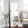 Full Length & Floor Mirrors-Kirkland's Home Ornate Distressed Cream Mirror, 30.75X64.75 In.