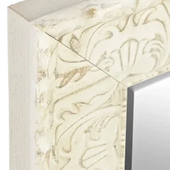 Full Length & Floor Mirrors-Kirkland's Home Ornate Distressed Cream Mirror, 30.75X64.75 In.