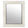 Framed Mirrors-Kirkland's Home Ornate Distressed Cream Mirror, 28.75X34.75 In.