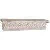 Shelves-Kirkland's Home Ornate Farmhouse Wooden Wall Shelf, 28 In. White