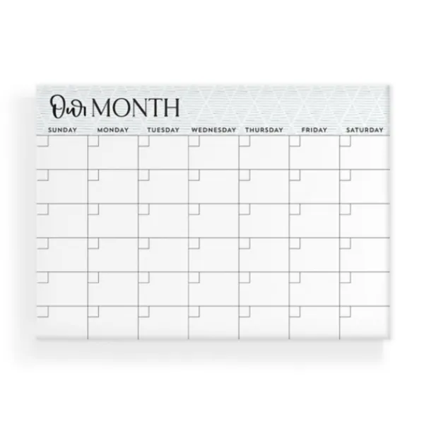 Wall Storage-Kirkland's Home Our Month Acrylic Dry Erase Board White
