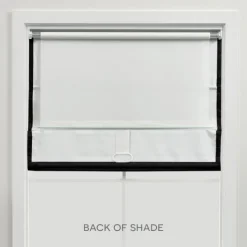 Curtains & Drapes-Kirkland's Home Out Roman Shade, 23 In. Black