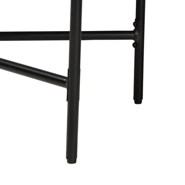 Console Tables-Kirkland's Home Oval Light Wood X Base Console Table Brown