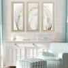 Framed Art-Kirkland's Home Oyster Shell 3-Pc. Framed Wall Art Set Tan/Gray/White