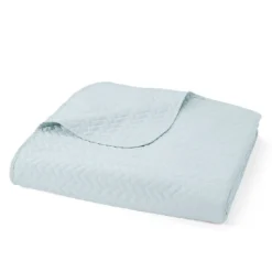 Bedspreads & Coverlets-Kirkland's Home Pale Herring 3-Pc. Queen Quilted Coverlet Set Blue