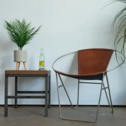 Arrangements & Greenery-Kirkland's Home Palm Arrangement In Tan Footed Pot Green/Tan