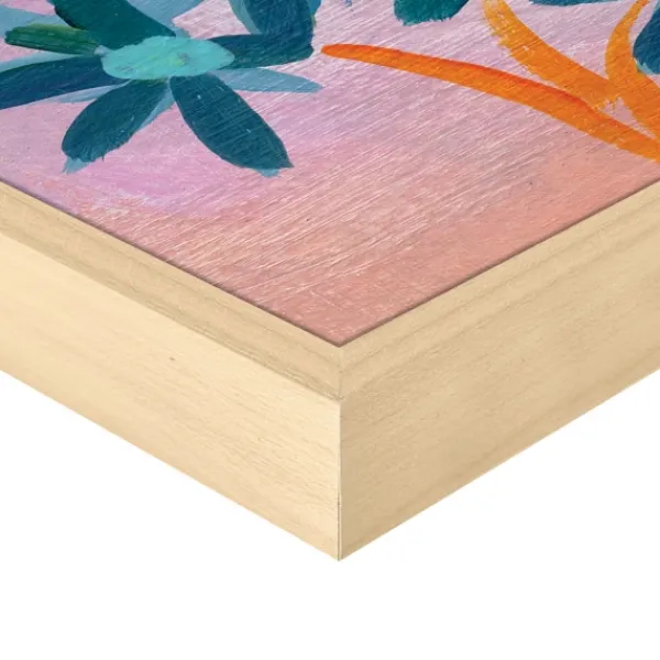 Framed Art-Kirkland's Home Palm Heavan Framed Canvas Art Print Multi