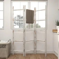 Decorative Accents-Kirkland's Home 3-Panel Hinged Ladder White