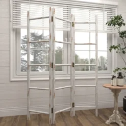 Decorative Accents-Kirkland's Home 3-Panel Hinged Ladder White