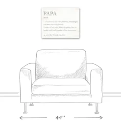 Wall Quotes & Signs-Kirkland's Home Papa Definition Wall Plaque Gray/White