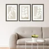 Framed Art-Kirkland's Home Paper Bark 3-Pc. Framed Wall Art Set White/Tan