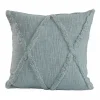 Pillows-Kirkland's Home Pastel Tufted Diamond Pillow, 18 In. Blue