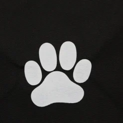 Baskets & Boxes-Kirkland's Home Paw Print Rectangle Pet Basket Black