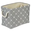 Baskets & Boxes-Kirkland's Home Paw Trellis Rectangle Basket, 17.5 In. Gray
