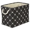 Baskets & Boxes-Kirkland's Home Paw Trellis Rectangle Basket, 14 In. Black