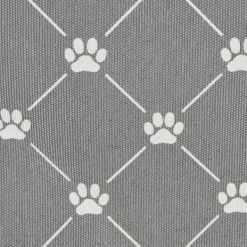 Baskets & Boxes-Kirkland's Home Paw Trellis Round Basket, 15 In. Gray