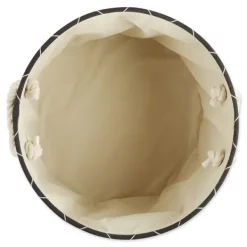 Baskets & Boxes-Kirkland's Home Paw Trellis Round Basket, 18 In. Black
