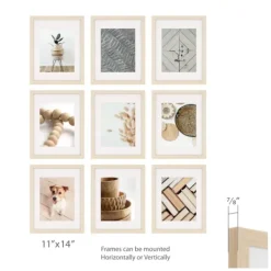 Gallery Wall Frames-Kirkland's Home 9-Pc. Gallery Wall Picture Frame Set, 8X10 Ivory