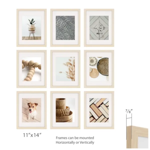 Gallery Wall Frames-Kirkland's Home 9-Pc. Gallery Wall Picture Frame Set, 8X10 Ivory