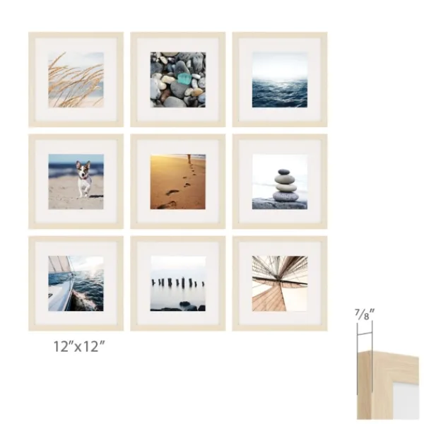Gallery Wall Frames-Kirkland's Home 9-Pc. Gallery Wall Picture Frame Set, 8X8 Ivory