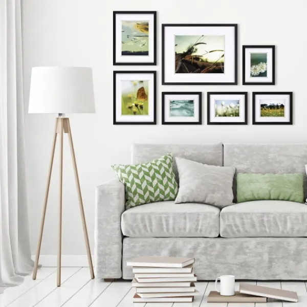 Gallery Wall Frames-Kirkland's Home 7-Pc. Matted Gallery Wall Picture Frame Set Black