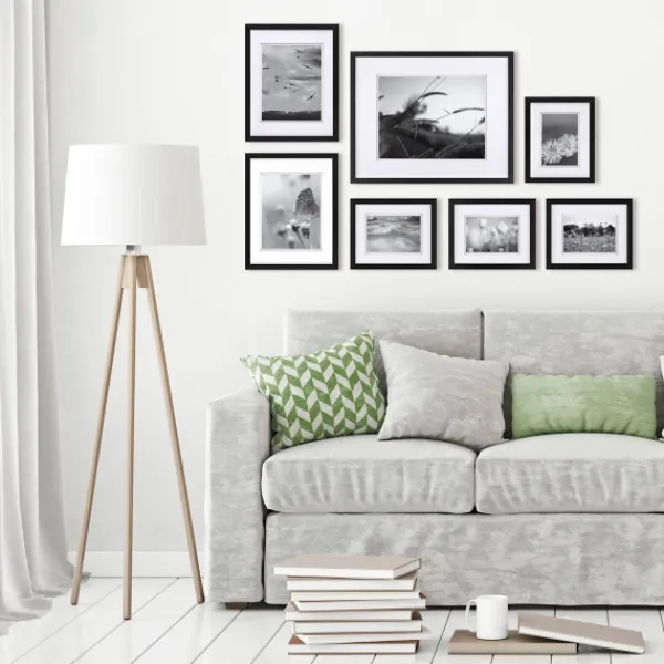 Gallery Wall Frames-Kirkland's Home 7-Pc. Matted Gallery Wall Picture Frame Set Black