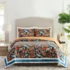 Quilts-Kirkland's Home Peacock Garden King 3-Pc. Quilt Set Orange