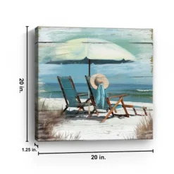 Canvas Art-Kirkland's Home Perfect Spot Canvas Art Print, 20X20 In. Blue