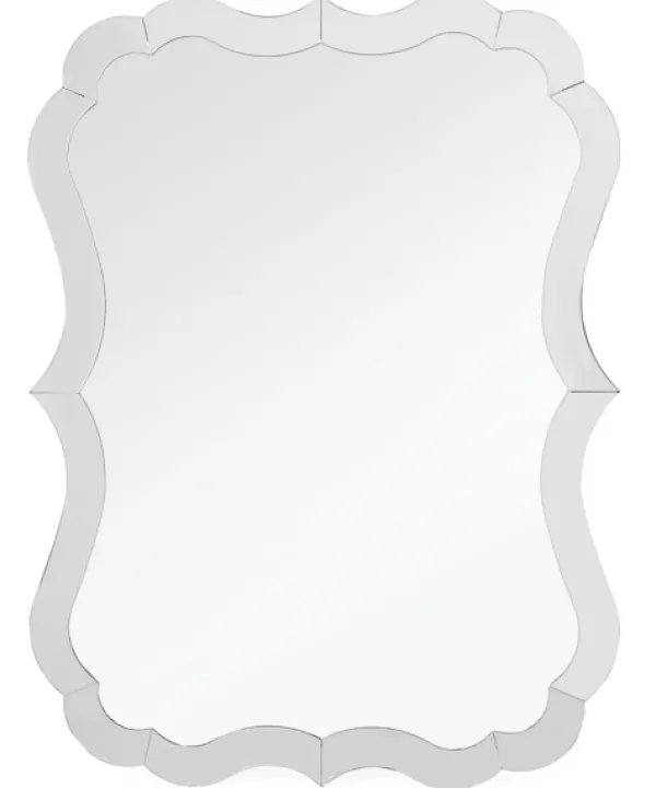 Decorative Mirrors-Kirkland's Home Perfect Symmetry Scalloped Mirror
