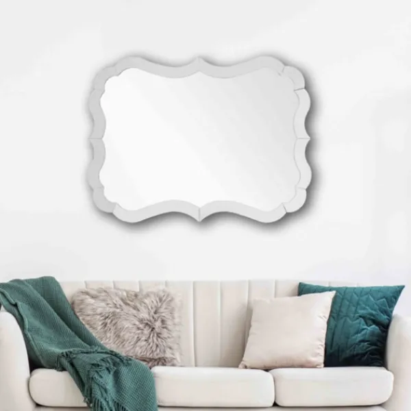Decorative Mirrors-Kirkland's Home Perfect Symmetry Scalloped Mirror
