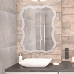 Decorative Mirrors-Kirkland's Home Perfect Symmetry Scalloped Mirror