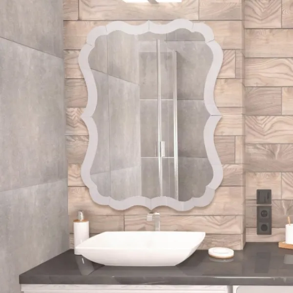 Decorative Mirrors-Kirkland's Home Perfect Symmetry Scalloped Mirror