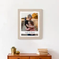 Wall Plaques-Kirkland's Home Personalized Beige Photo Upload Canvas Art Print Tan