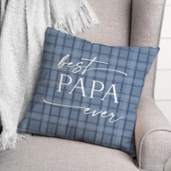 Pillows-Kirkland's Home Personalized Best Ever Indoor/Outdoor Pillow Blue