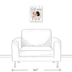 Wall Quotes & Signs-Kirkland's Home Personalized Best Mom Ever Canvas Wall Plaque White/Gray