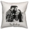 Pillows-Kirkland's Home Personalized Black And White Pillow Black/White