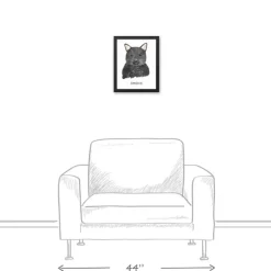 Wall Quotes & Signs-Kirkland's Home Personalized Black Cat Canvas Wall Plaque Black/White