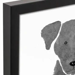 Wall Quotes & Signs-Kirkland's Home Personalized Black Labrador Canvas Wall Plaque Black/White