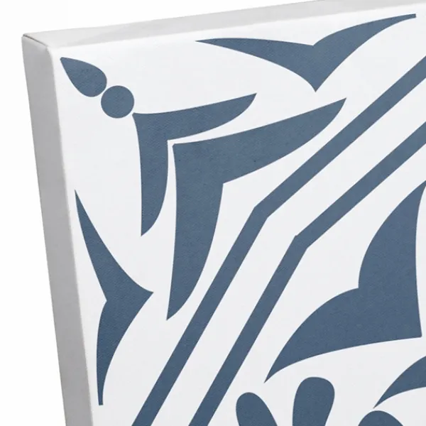 Monogram Wall Decor-Kirkland's Home Personalized Blue Tile Monogram Wall Plaque Blue/White