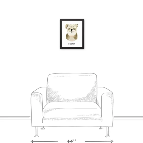 Wall Quotes & Signs-Kirkland's Home Personalized Bulldog Canvas Wall Plaque Tan/White