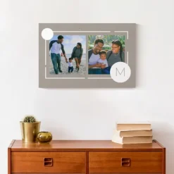 Wall Quotes & Signs-Kirkland's Home Personalized Charcoal Monogram Wall Plaque Gray/White