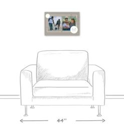 Wall Quotes & Signs-Kirkland's Home Personalized Charcoal Monogram Wall Plaque Gray/White