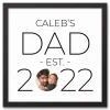 Wall Quotes & Signs-Kirkland's Home Personalized Dad Established Black Canvas Print White