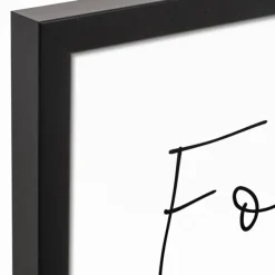 Wall Quotes & Signs-Kirkland's Home Personalized Forever And Ever Canvas Wall Plaque Black/White
