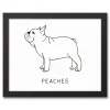 Wall Quotes & Signs-Kirkland's Home Personalized French Bulldog Framed Wall Plaque White/Black