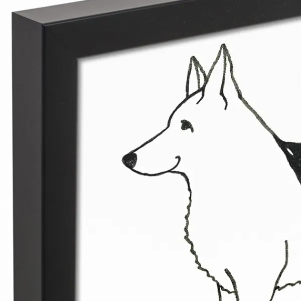 Wall Quotes & Signs-Kirkland's Home Personalized German Shepard Framed Wall Plaque Black/White